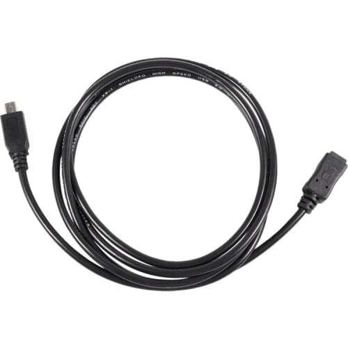 1.5m Mini USB B 5pin Male To Female Extension Cable Cord Adapter Black
