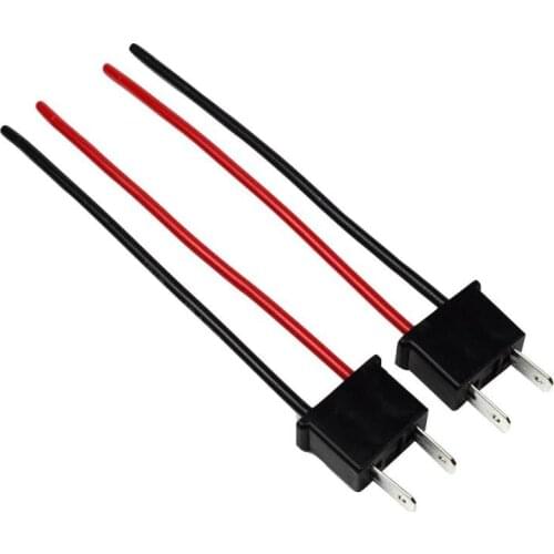 1 Pair H7 Bulb Socket Male Adapter Connector for Car Headlight Fog Lamp