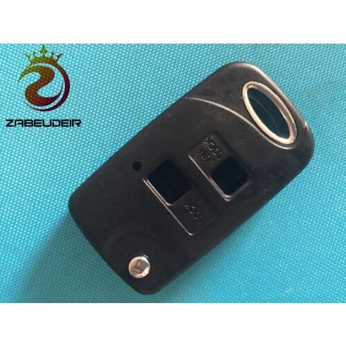 1pc Replacemnet Case For Toyota Corolla Celica Rav 4 Yaris 2 Button Remote Conversion Flip Key Fob Shell toy43 blade no logo