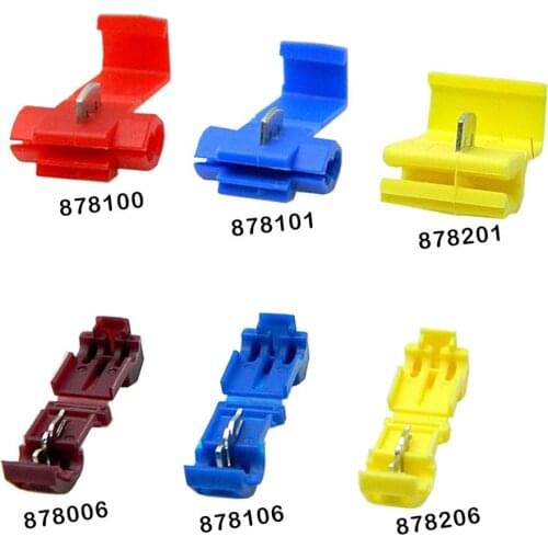 10PCS Quick connection clamp (878006,878100,878101,878106,878201,878206) Free-line clamp and line deduction Quick connector clip