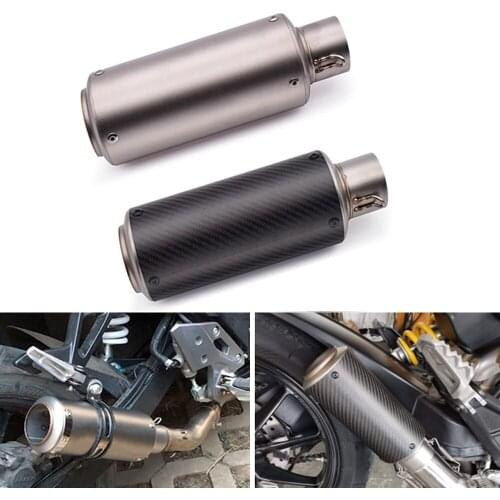51mm 61mm Motorcycle Pipe Exhaust With DB killer Exhaust Pipe Muffler For Honda CBR1100XX CBR300F CBR300FA CBR500R CBR500F