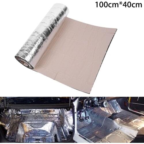 Car Sound Proofing 100x40cm Deadening Insulation Heat Shield Foam Mat 10mm High Quality, Waterproof And Fire Resistant
