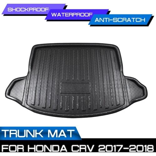Car Floor Mat Carpet Rear Trunk Anti-mud Cover For Honda CRV 2017 2018