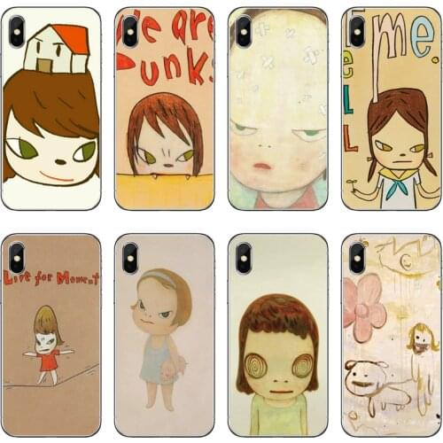 Art cartoon Yoshitomo Nara Accessories Phone Case For iPhone 11 Pro XS Max XR X 8 7 6 6S Plus 5 5S SE 4S 4 iPod Touch 5 6