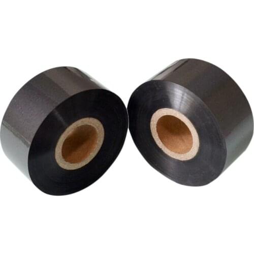 Black Width 25mm length 122m date printer roll film for packing bags