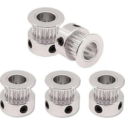 3D Printer Parts GT2 Timing Pulley 16 Tooth 2GT 20 Teeth Aluminum Bore 5mm 8mm Synchronous Wheels Gear Part For Width 6mm 10mm