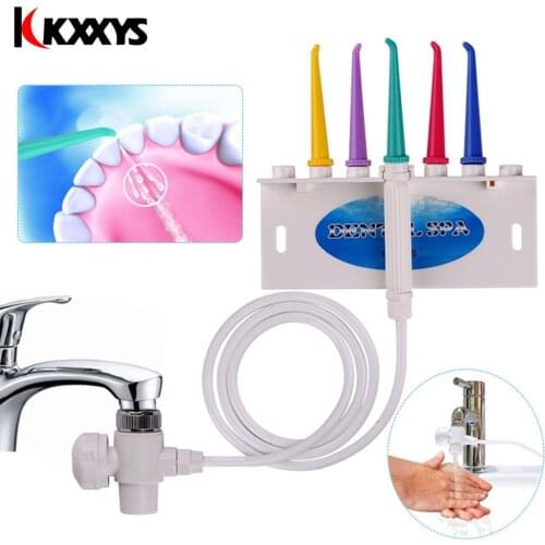Faucet Water Flosser Oral Irrigator Dental Jet Interdental Brush Tooth SPA Cleaner Teeth Whitening Toothbrush Cleaning