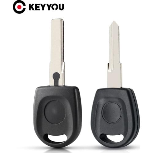 KEYYOU HU66 HU49 Transponder Key Shell Car Key Blank Case For VW Volkswagen SKoda SEAT key Case Uncut Blade