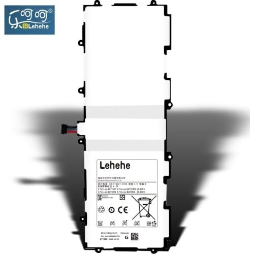 LEHEHE Battery For Samsung Galaxy Tab 10.1 GT-N8000 N8010 N8020 1S2P SP3676B1A 7000mAh Battery Replacement with Tools Gift