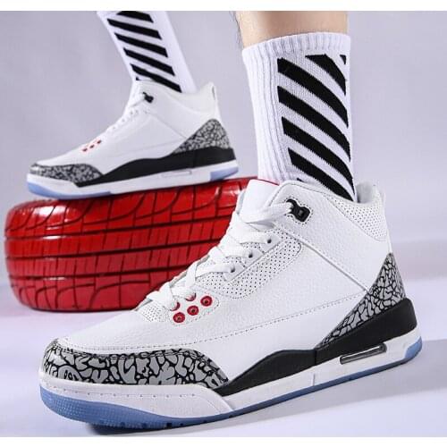 Off-Bound Men Sneakers Basketball Sport Shoes Ankle Boots Autumn Bubble Cushion Trainers White Walking Running Sneakers for Men