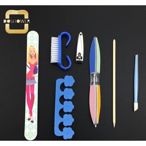 Nailes tools bag with suitcase manicure pedicure set for acrylic nail clippers