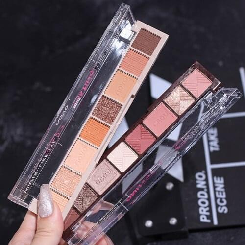 NOVO Eyeshadow Palette Makeup Brush 8 Colors To Enjoy Smooth And Waterproof Eyeshadow Powder Long-Lasting Makeup