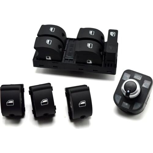 New Power Master Window Side Mirror Control Switch Button Console For AUDI A4 S4 B6 B7 RS4 SEAT Exeo 8E0 959 851 8E0959855