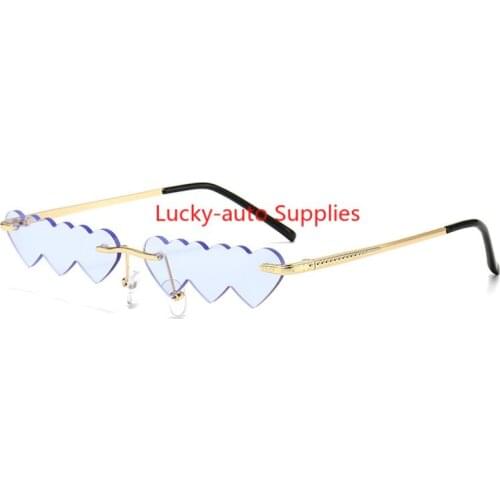 New fashion love sunglasses stage street fashion glasses can be equipped with glasses box cloth