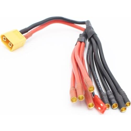 New XT60 to 3.5mm 4 w/ JST wire bullet Multistar ESC Power Cable for quadcopter LED Afro 30A Esc
