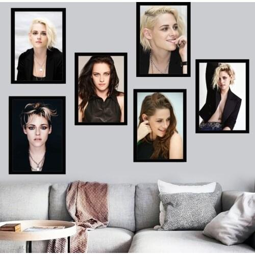 Kristen Stewart Fantasy TV Movie Star High Definition Printing Canvas Painting Art Living Cafe Bar Room Poster Wall Home Decor