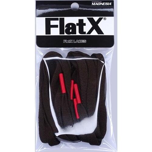 FlatX 8mm Brown/ Red Color Metal Tips Shoelaces High Quality Professional Sneaker Laces Shoelace Lacet