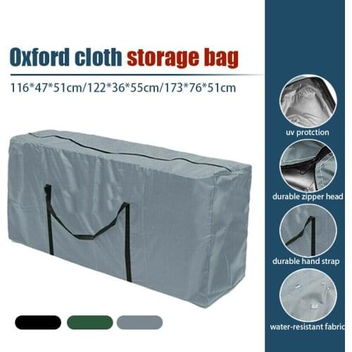 Heavy Duty Waterproof Outdoor Patio Garden Furniture Cover 210D Oxford Cloth Outdoor Dust Cover Cushion Tent Storage Bag