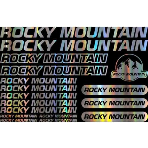 Compatible for Rocky Mountain Vinyl Stickers Sheet Bike Frame Cycling Bicycle Mtb
