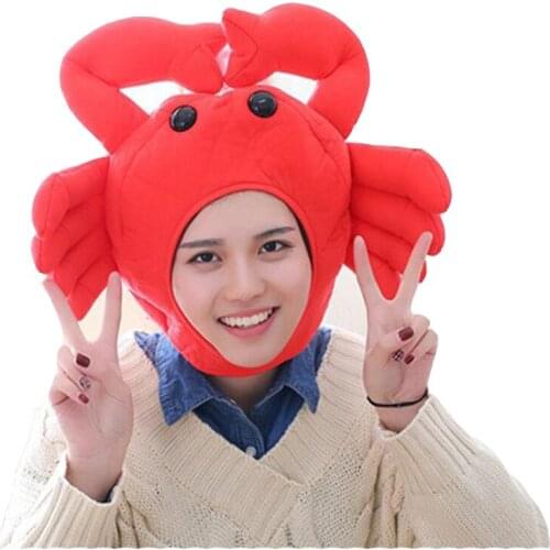 Japanese Ishihara Rimi with the same crab headgear hat plush toy hat stuffed toy hat cap