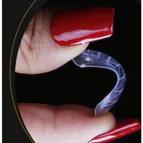 120Pcs Clear Dual Forms Nail System Full Cover Quick Building Gel Mold Tips DIY Nails Accessoires Manicure Tools Nail Extension