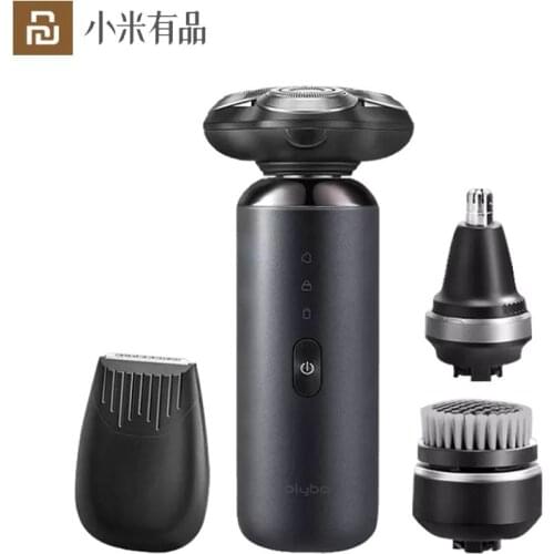 Youpin Olybe Electric Shaver A6s Shaving Nose Hair Clippers Cleansing 4 in 1 Patent Float Cutter Head Dry Wet Double Shaved