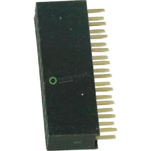 5 pieces. 2x10 20Pin 2.54 mm double row female straight plug pitch pin strip connector