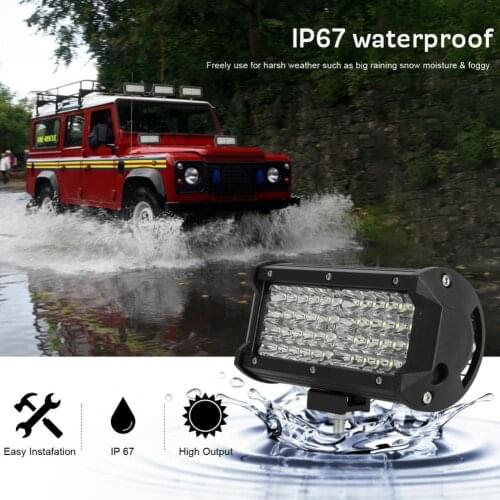 7 inches Led light bar 480W Four Row Energy-saving Working Lamp Waterproof Fog Light Headlight for Jeep offroad Car Truck SUV