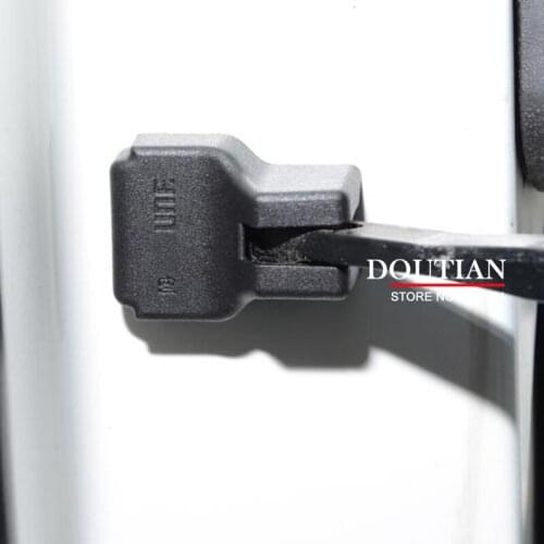 4Pcs/set 3D ABS chrome Car Covers Door Stopper Protection Cover For Suzuki Vitara 2015 2016 2017 2018 car Accessories