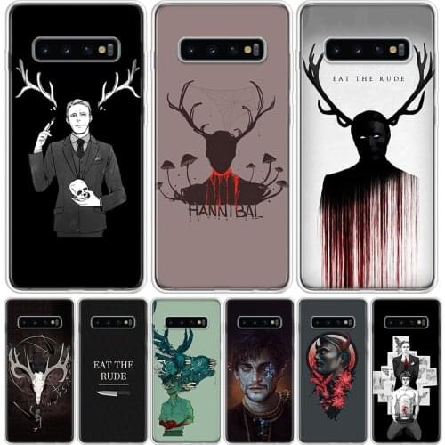 Hannibal eat the rude Phone Case for Samsung Galaxy S10 S20 Ultra Note 10 9 8 S9 S8 S7 J4 J6 J8 Plus Lite + Popular Cover Capa
