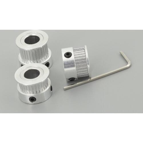 GKTOOLS 3D Printer Parts GT2 Timing Pulley 2GT 30 Tooth Teeth Bore 10/12mm Synchronous Wheels for Width 6/10mm Belt