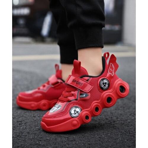 2021 Girl Kid Fashion Sneaker for Boy Mesh Tennis Shoes Breathable Sport Running Shoes Lightweight Children Casual Walking Shoes