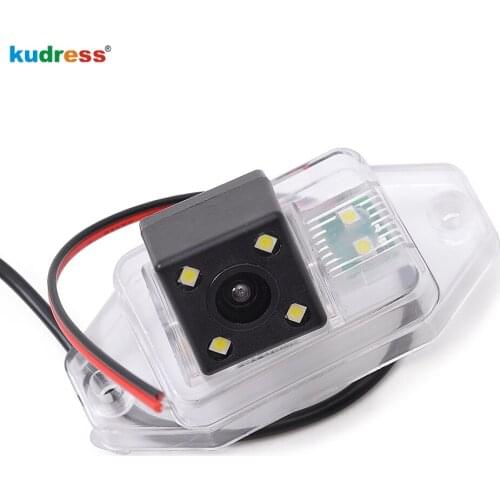 For Toyota Prado Land Cruiser J120 J 120 Rear View Camera HD Night Vision Rear View Camera Reverse Rear Camera With 4 LED Light