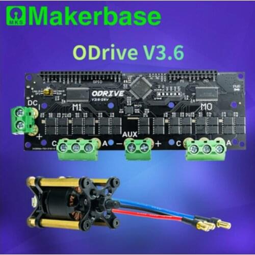 For Makerbase oDrive3.6 FOC BLDC servo dual motor controller