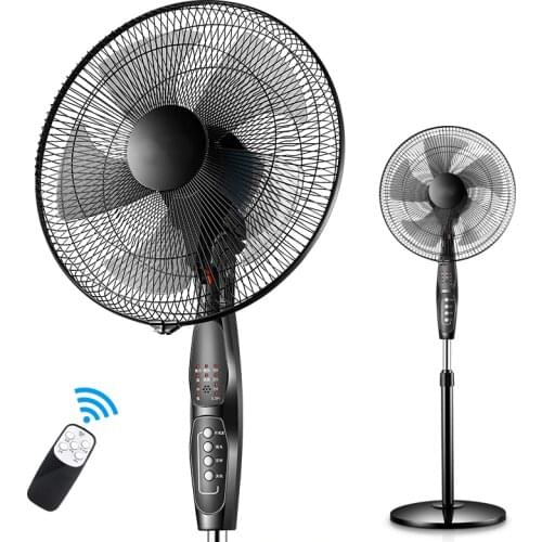 60W Power Saving Remote Control 7.5 Hours Timing Floor Electric Fan Natural Wind Fan