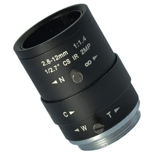 HD 3mp 2.8-12mm cctv lens CS Mount Manual Focal IR 1/2.5" 1:1.4 F1.4 for IP Camera 3mp lens 12mm lens