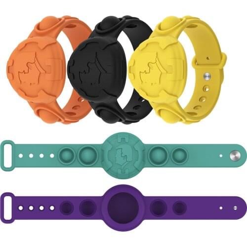 Fidget Toys For Children Push it Bubble Dimple Trump Bracelet Decompression Toy Anti Stress Reliever Sensory Toy Kids Gift