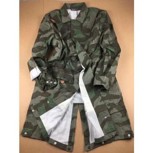 WWII German Paratrooper Fallschirmjaeger Splinter Camo Smock WW2 Military Uniform War Reenactments
