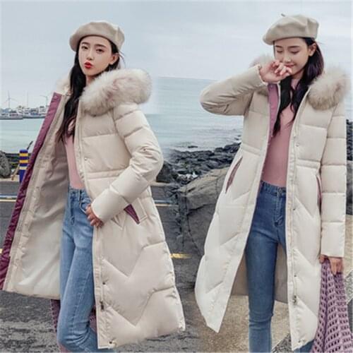 Lovepeapomelo Women's Parkas With Fur