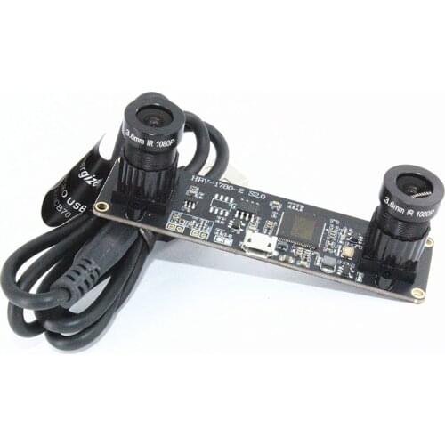 Free driver MINI USB2.0 1MP Dual lens camera module for Windows 2000\ Windows XP\Windows 7 / Linux and Android system