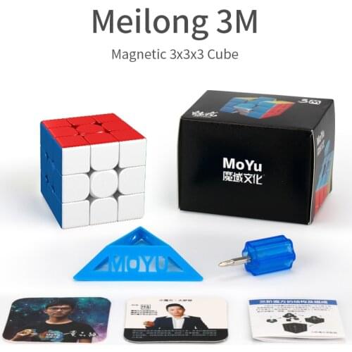 Newest 2020 Moyu CUBING CLASSROOM Meilong 3 M Magnetic 3x3x3 Magic Cube Magico Cubo Puzzle Toys for Children