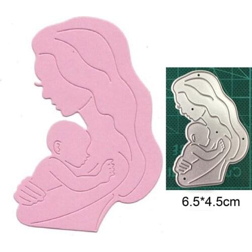 Mother and baby Metal cutting dies frame craft cutting die embossing stencil for handmade Paper card making scrapbooking