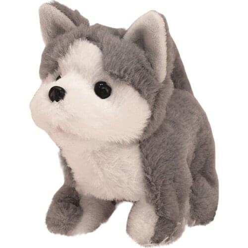 1Pc Electric Plush Simulation Teddy Corgi Dog Rabbit Tail Wagging Ass Shaking Toy for Children Baby Party Favors