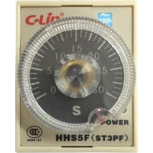 C-Lin HHS5F ST3PF power delay time relay AC220 60s