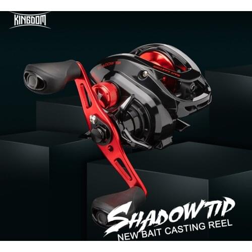 Kingdom SHADOW TIP Baitcasting Fishing Reels 2020 High Quality Bait Casting reel 5KG Max Drag 8.0:1 High Speed Carp Fishing Reel