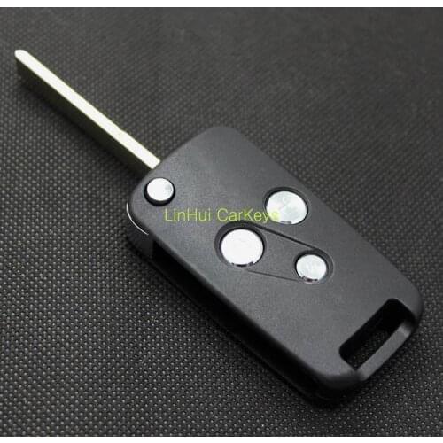 PINECONE for MG-3 SW MORRIS GARAGE 3 Buttons Uncut Inner Groove Brass Blade Modified Remote Blank ABS Key Shell 1 PC