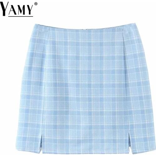 YAMY Pencil Skirts With Flowers