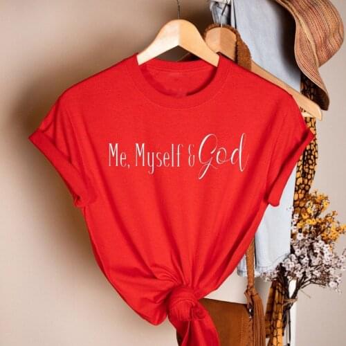 Me and God Tee Women of God Christian Apparel Baptism Gift t Shirt Comfy Shirt for Women Faith Affirmation tees slogan quote top