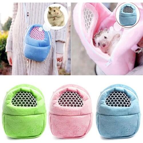 1pc Hamster Backpack Sleeping Bag My Neighbor Totoro Takeaway Bag Small Pet Satchel Hamster Hedgehog Out Carrying Bag