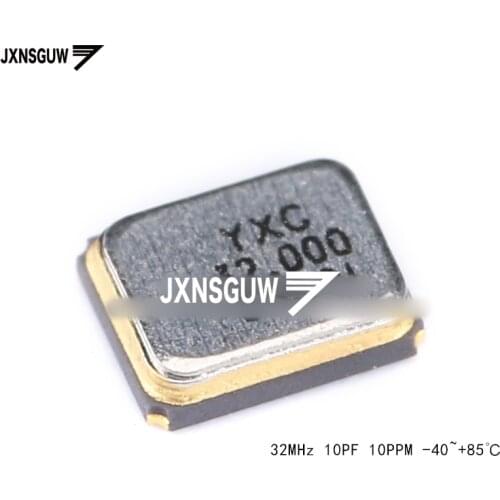 10PCS 2016 SMD passive crystal oscillator/YSX211SL 32MHz 10PF 10PPM X201632MMB4SI 4 foot
